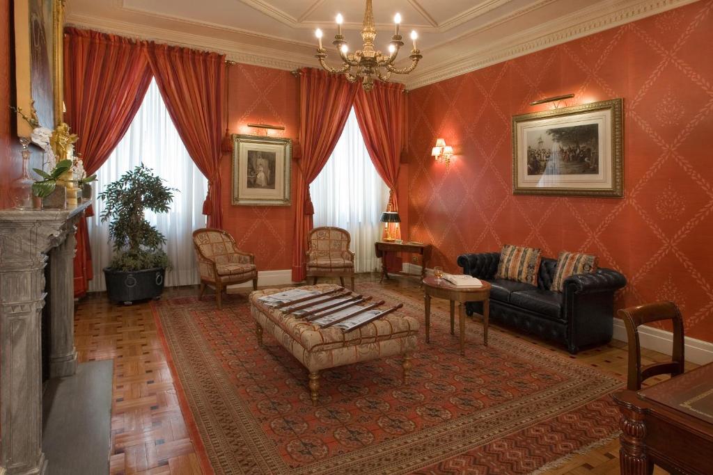 Posezení v ubytování Grand Hotel Sitea