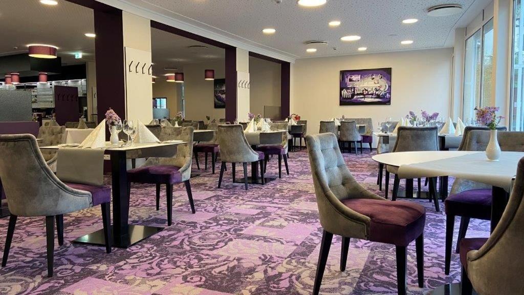 Ресторант или друго място за хранене в Hotel am Schloß Apolda