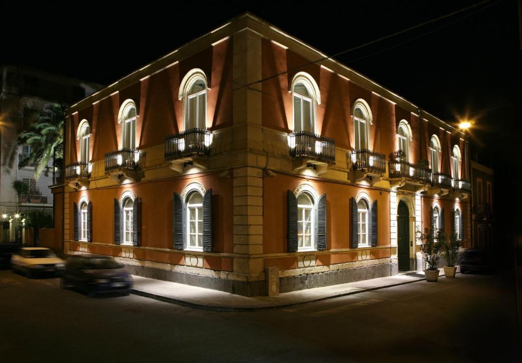 El edificio en el que está el hotel