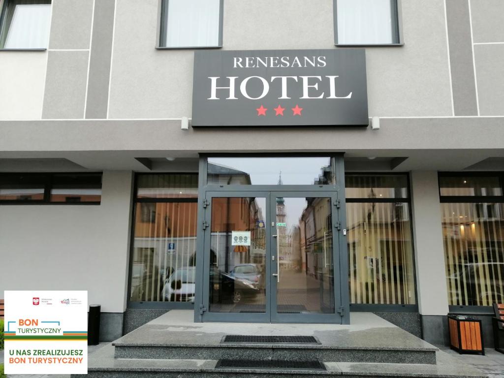 Hotel Renesans tesisinde sergilenen bir sertifika, ödül, işaret veya başka bir belge