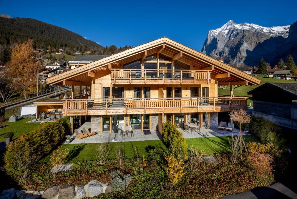 Üldine mäevaade või majutusasutusest Chalet CARVE - Apartments EIGER, MOENCH and JUNGFRAU pildistatud vaade