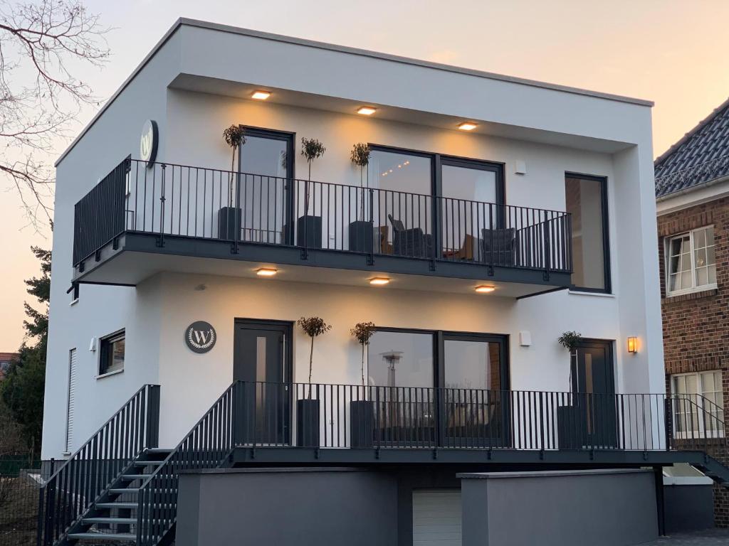 Un balcón o terraza en Ambiente Apartments