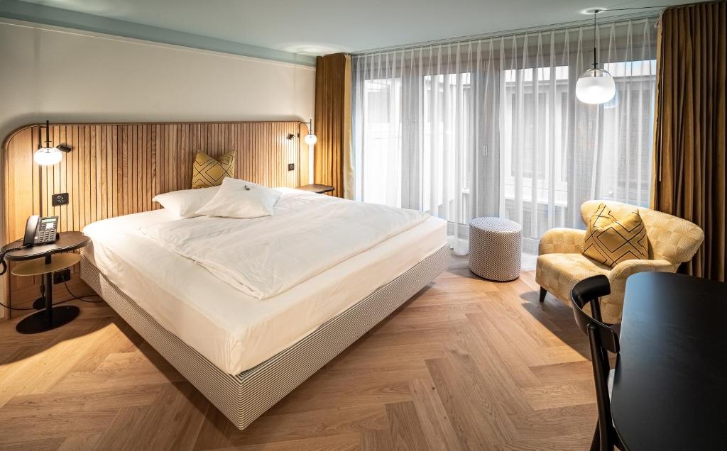 Posteľ alebo postele v izbe v ubytovaní Best Western Plus Hotel Bern