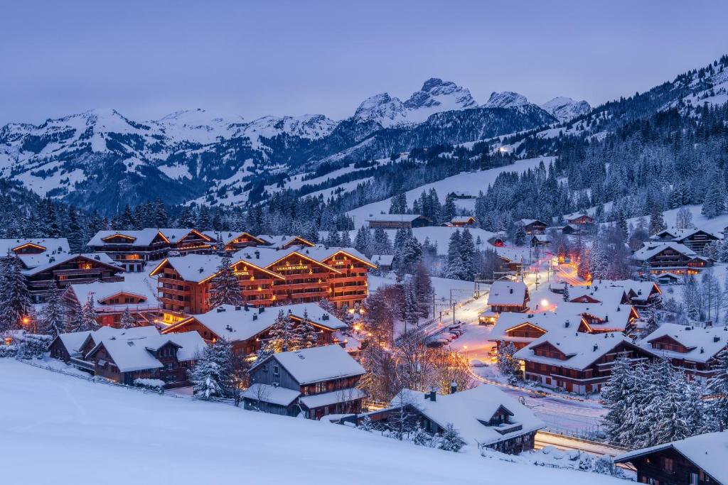 Objekt GOLFHOTEL Les Hauts de Gstaad & SPA zimi