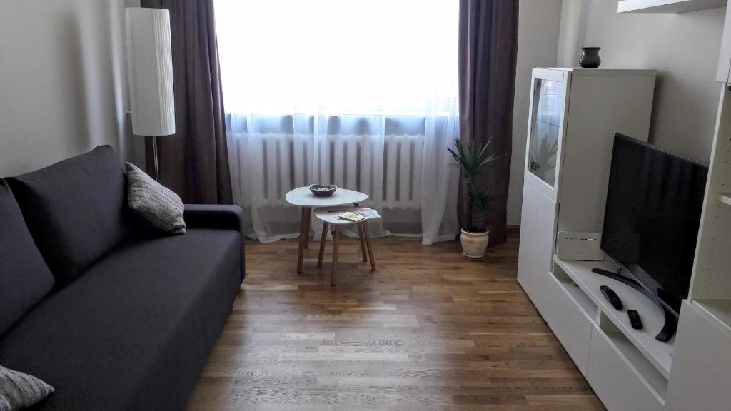 Kuchyňa alebo kuchynka v ubytovaní Kurzemītes apartamenti