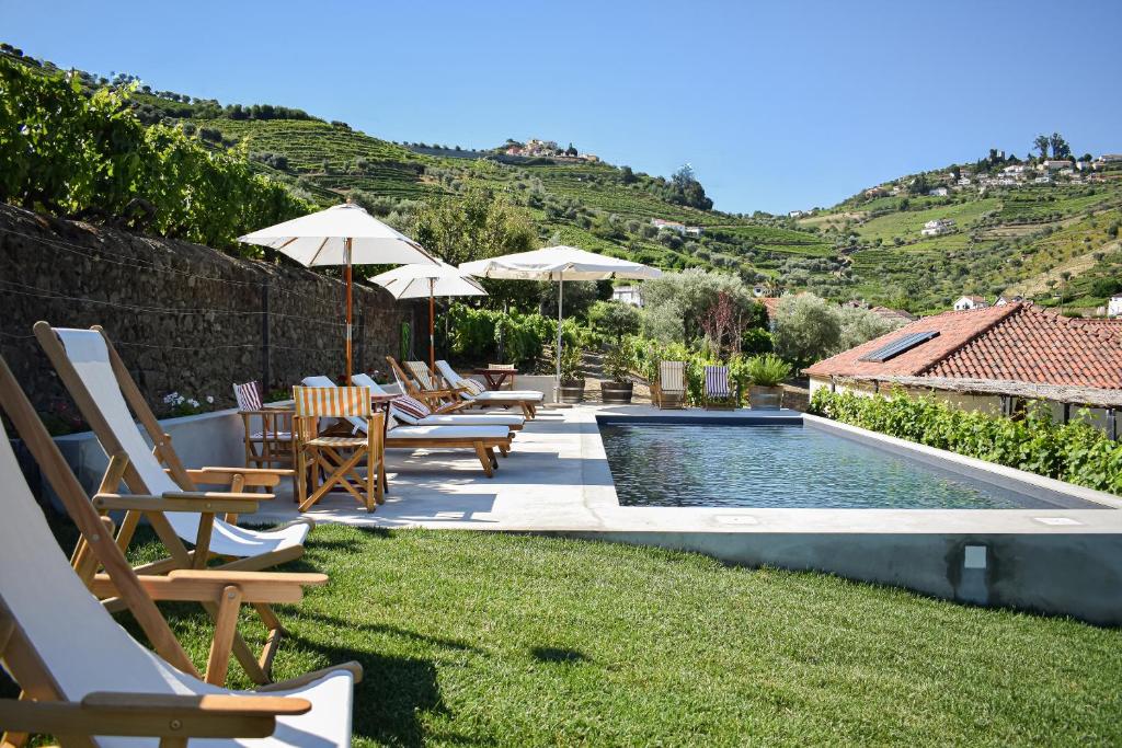 Bazen u objektu Quinta da Casa Amarela- Casas da Quinta - Turismo em Espaço Rural ili u blizini