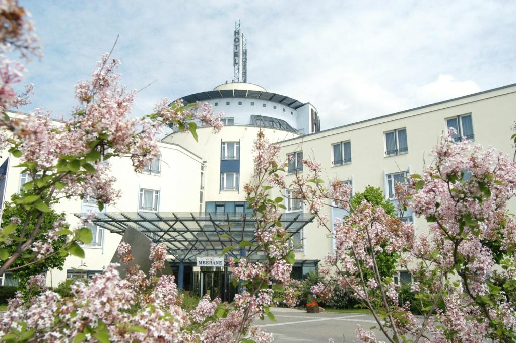 Vonkajšia záhrada v ubytovaní Hotel Meerane