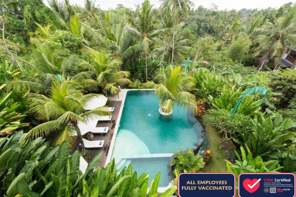 Majoituspaikassa Alamdini Resort Ubud tai sen lähellä sijaitseva uima-allas