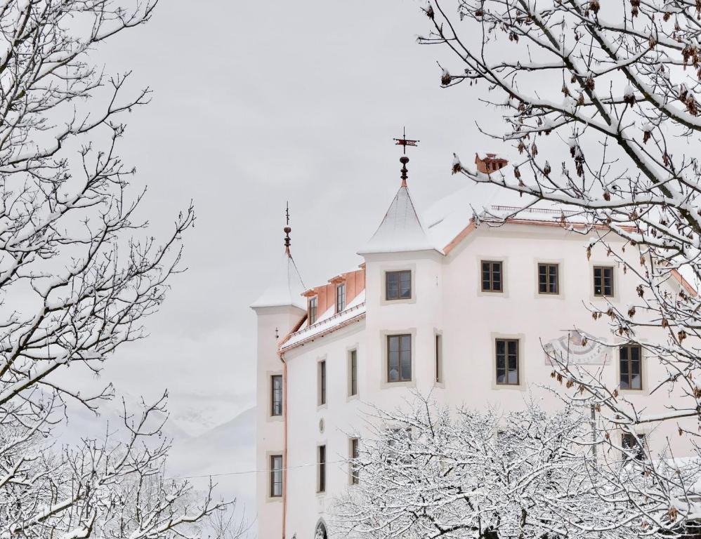 Castel Maurn durante el invierno