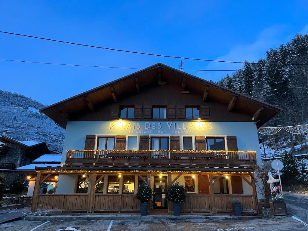 a building with a sign that reads esds valleys winery at Relais Des Villards in Séez