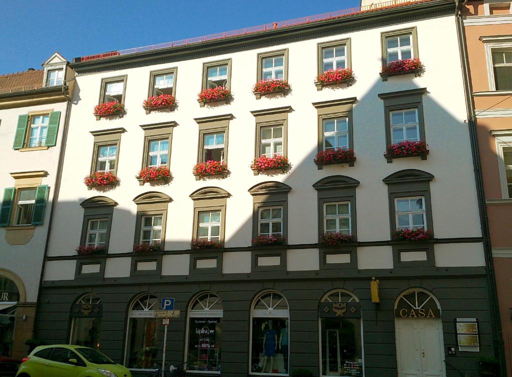 El edificio en el que está el hotel