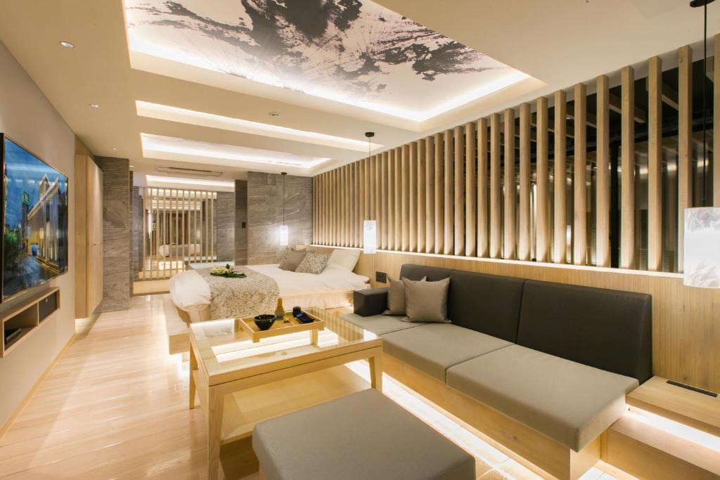 Istumisnurk majutusasutuses HOTEL 粋