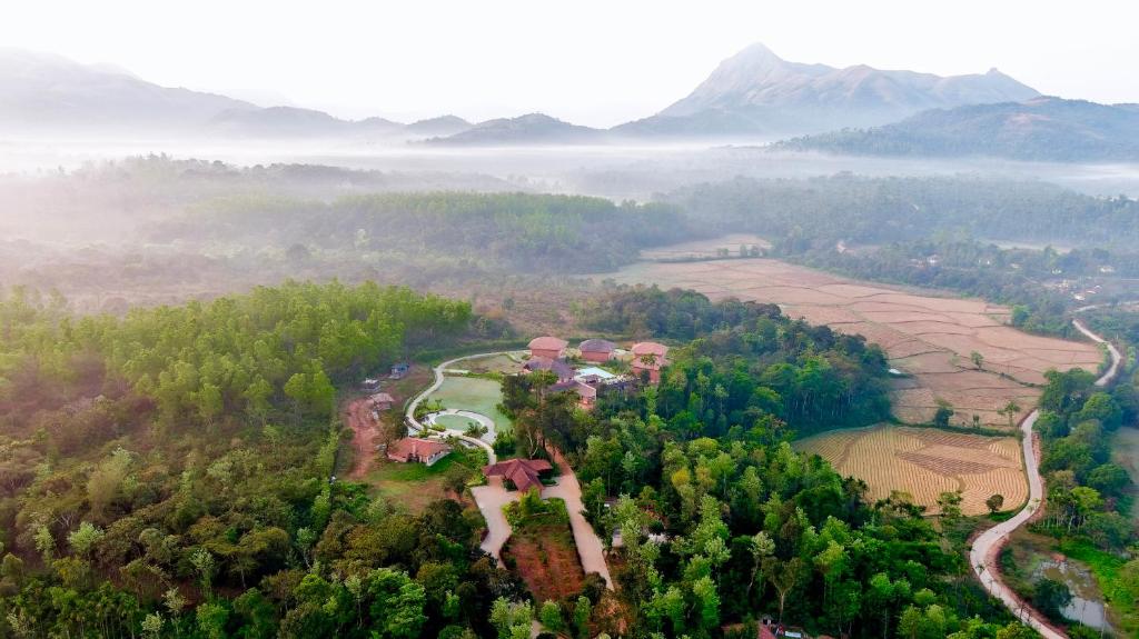 Lanskap alam di dekat resor