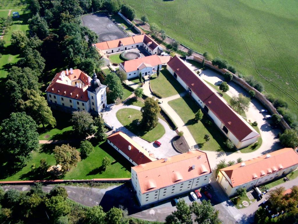 Vista aèria de Pytloun Chateau Hotel Ctěnice