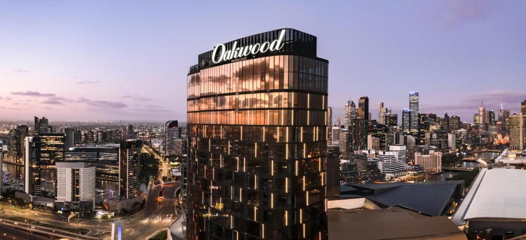 Nespecifikovaný výhled na destinaci Melbourne nebo výhled na město při pohledu z aparthotelu