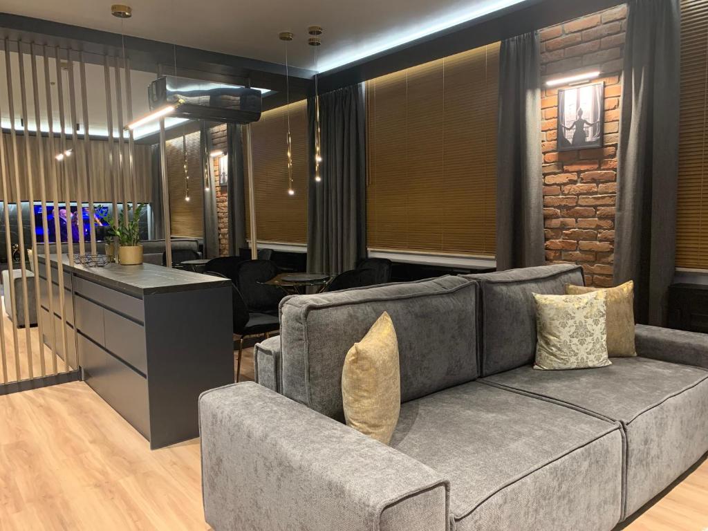 Zona d'estar a Luxury Apartament Wyszyńskiego