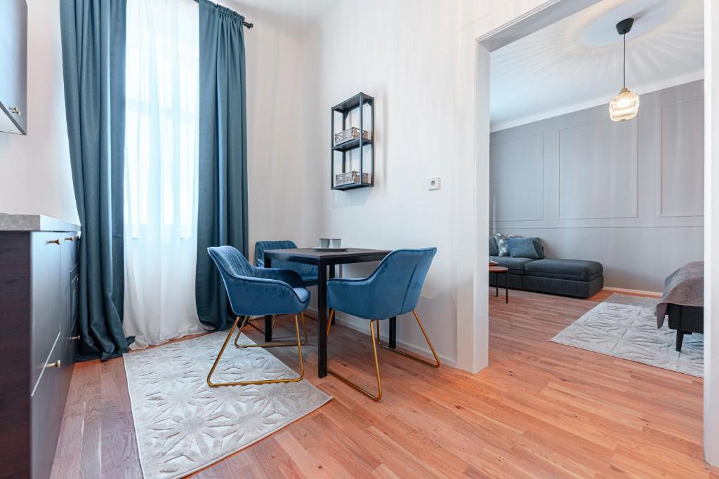 Oleskelutila majoituspaikassa City Appartement WAGRAM am Hauptbahnhof