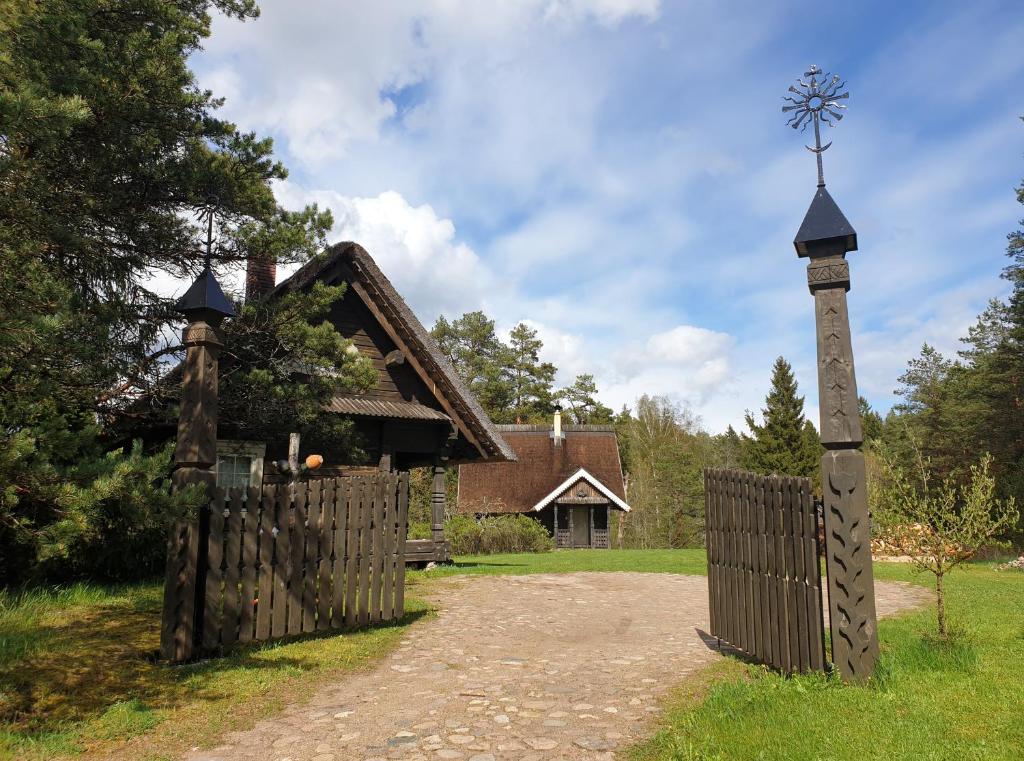 Vrt pred nastanitvijo Amatų kalnelis