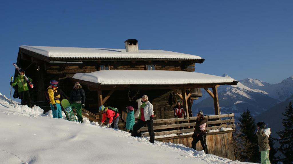 Hütte - Ferienhaus Bischoferhütte für 2-10 Personen žiemą