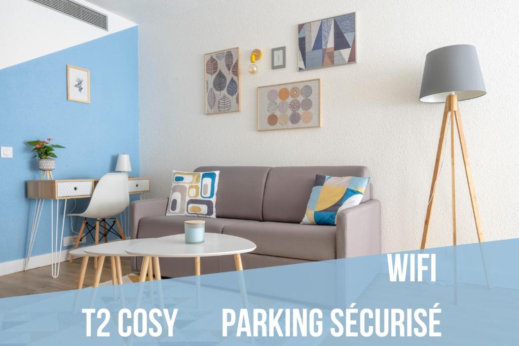 Posedenie v ubytovaní T2 cosy Port de plaisance Parking-wifi gratuit