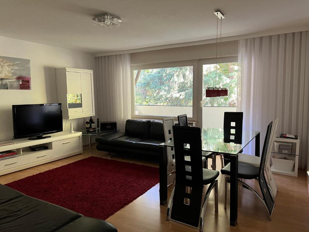 TV tai viihdekeskus majoituspaikassa Deluxe Apartment Baden-Baden