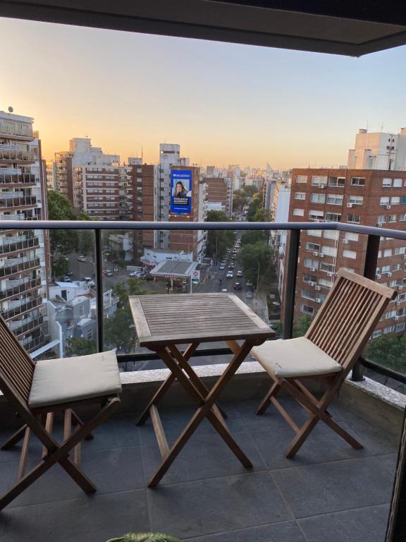 Un balcón o terraza en EUGE Apart