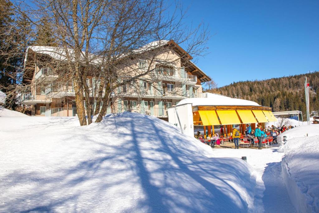 Hotel Seebüel during the winter