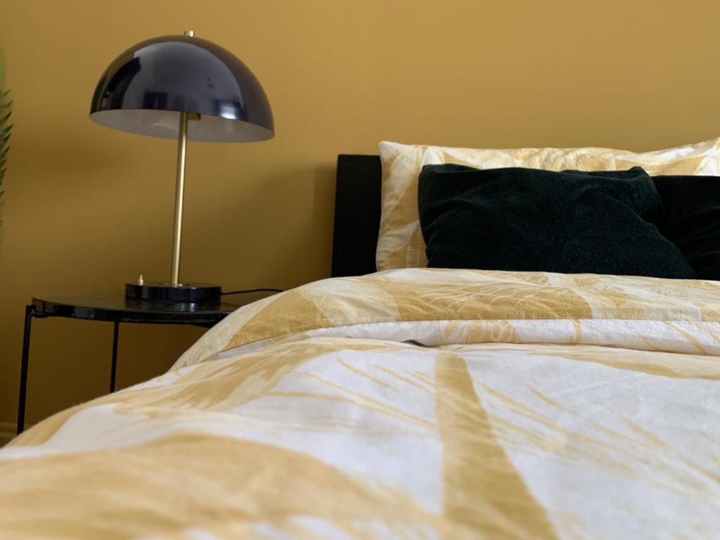 Tempat tidur dalam kamar di Apartamento Luxury Mira Espanha na Guarda