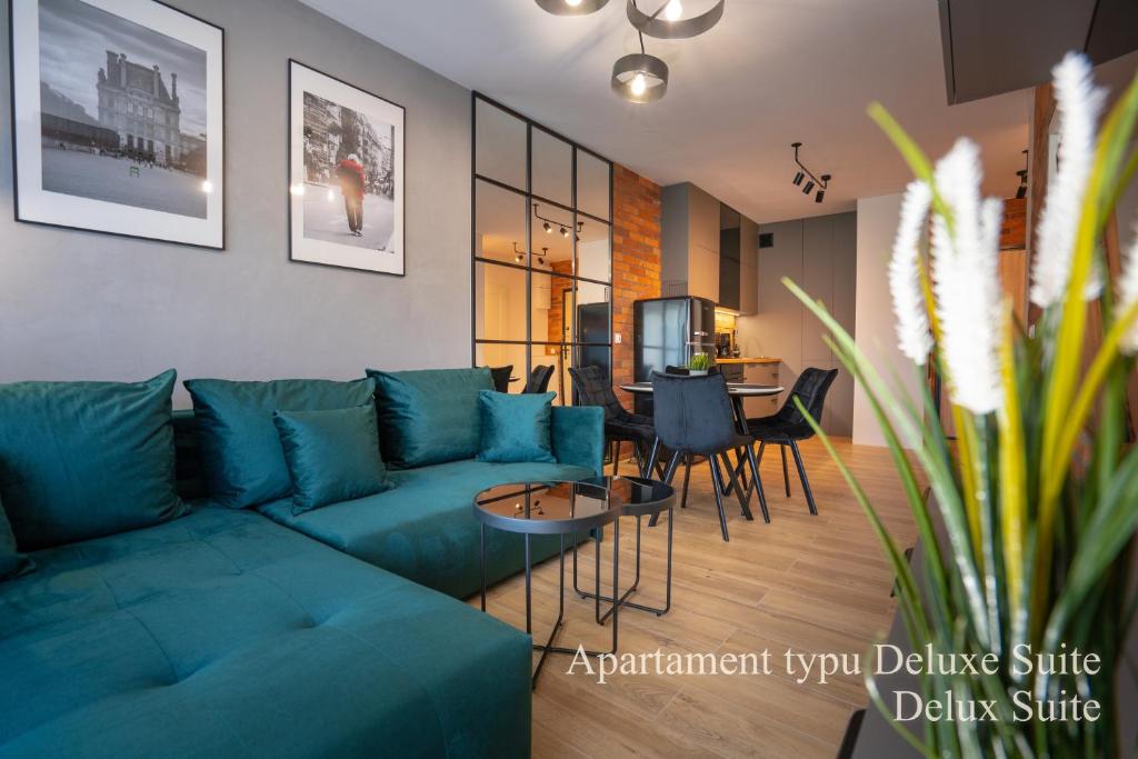 Ruang duduk di RentPlanet - Apartamenty IzerSKI Resort