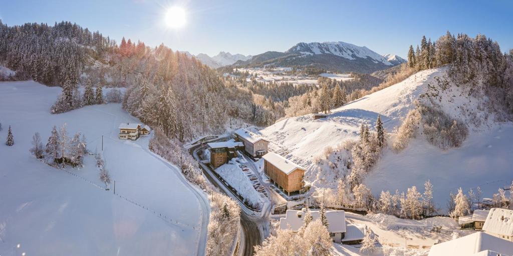 Oberstdorf Hostel a l'hivern