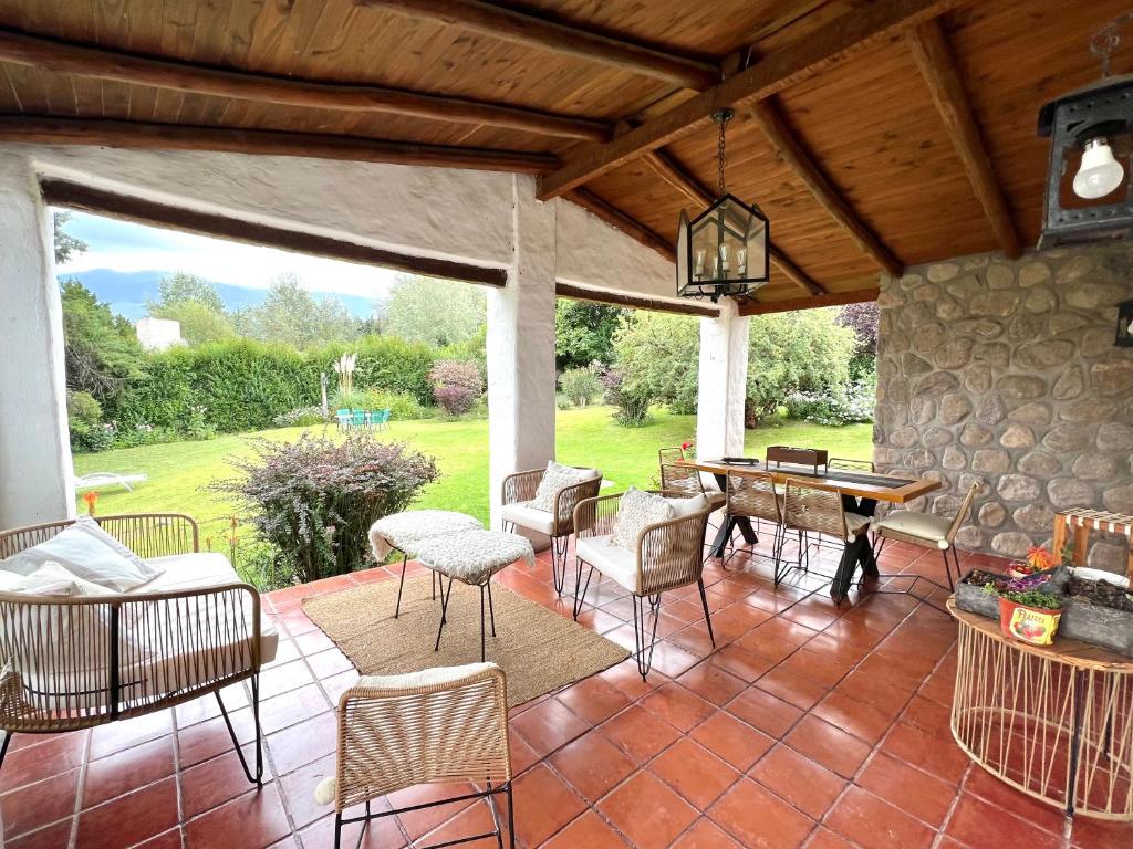 Seating area sa Casa divina temporaria en Tafí Del Valle ,pleno centro