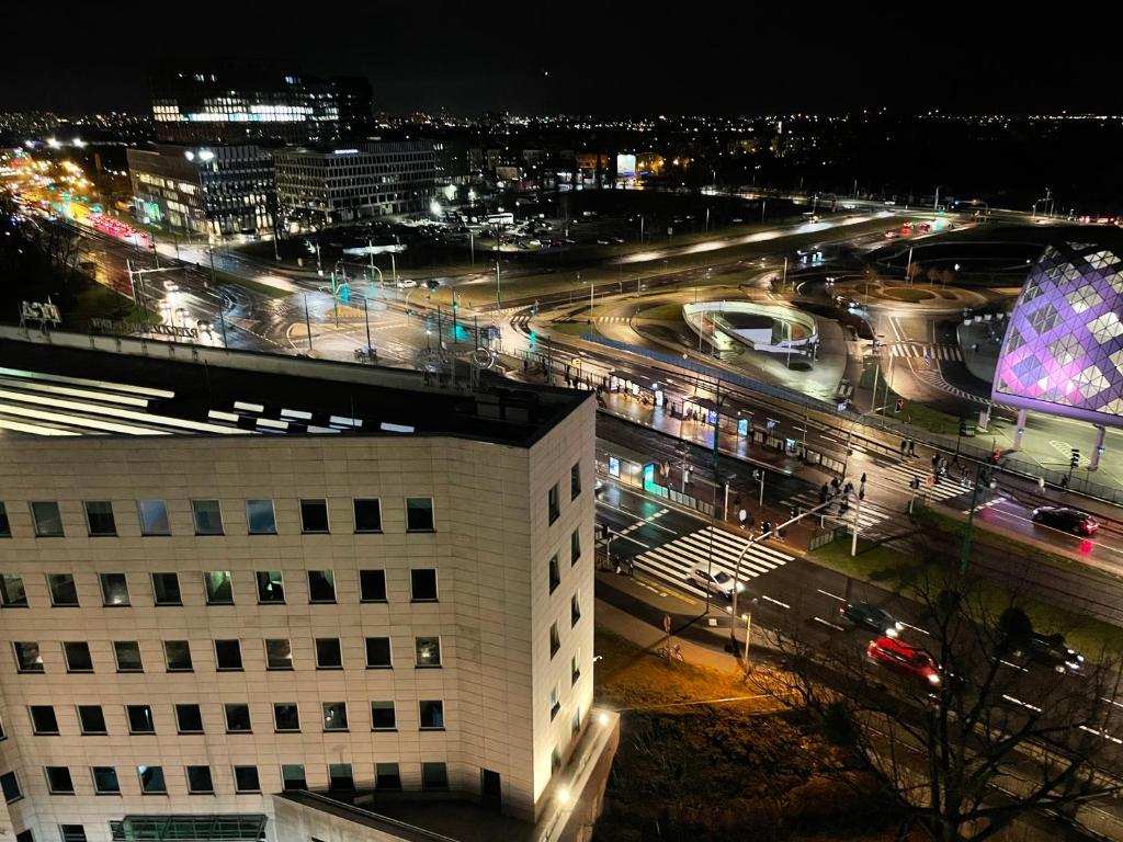 A general view of Poznań or a view of the city taken from Az apartmant