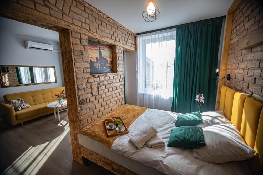 Krevet ili kreveti u jedinici u objektu Czocha Studio Apartment