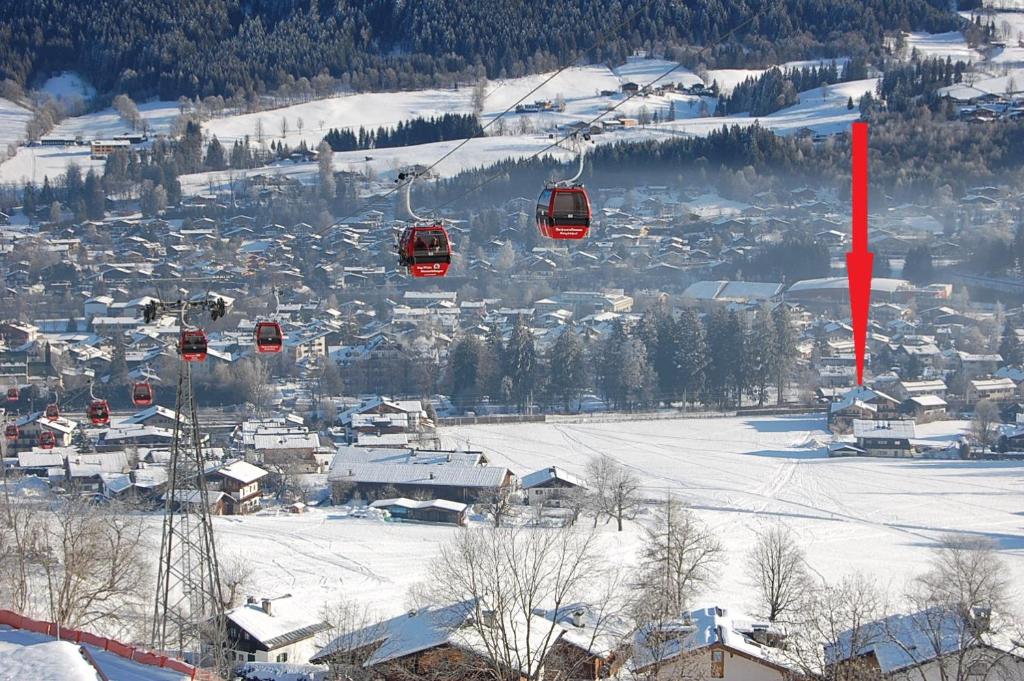 Hotel Edelweiss Kitzbühel durante el invierno