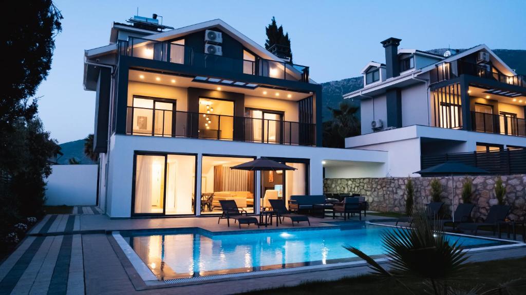 La alberca dentro o cerca de Nokta Life B Villa, Özel Havuzlu, Fethiye