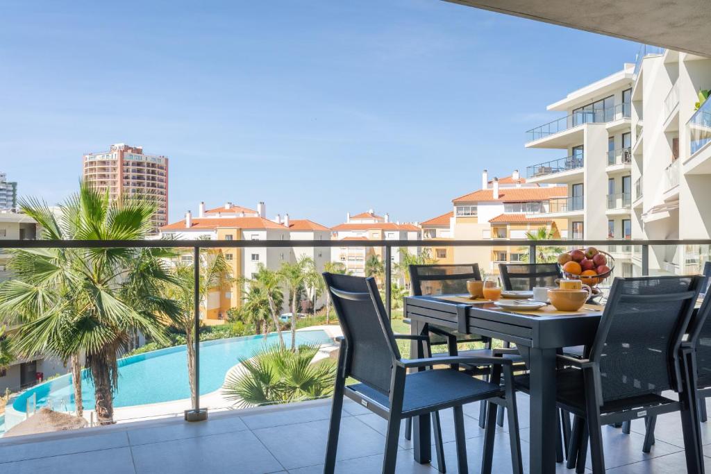 Balkon oz. terasa v nastanitvi Oasis Mar Beach Apartment