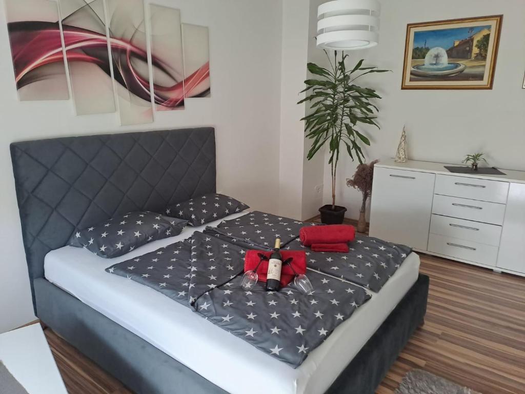 Krevet ili kreveti u jedinici u okviru objekta Studio apartman BF