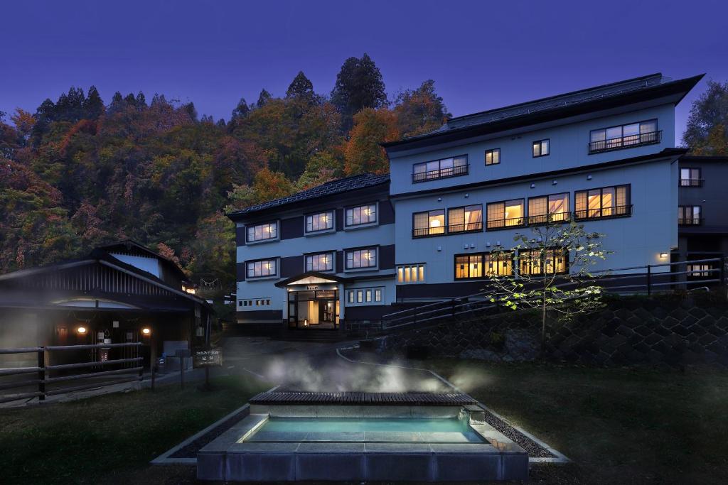 Swimmingpoolen hos eller tæt på Zao Onsen Omiya Ryokan