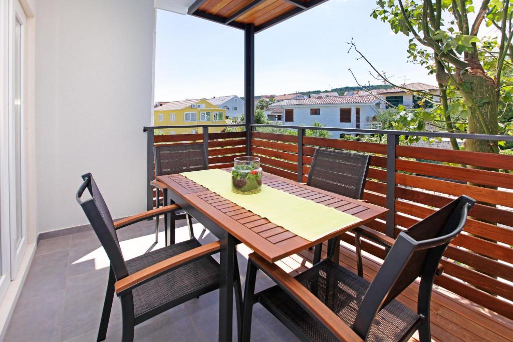 Balkon ili terasa u objektu Santa Cruz Apartments Supetar