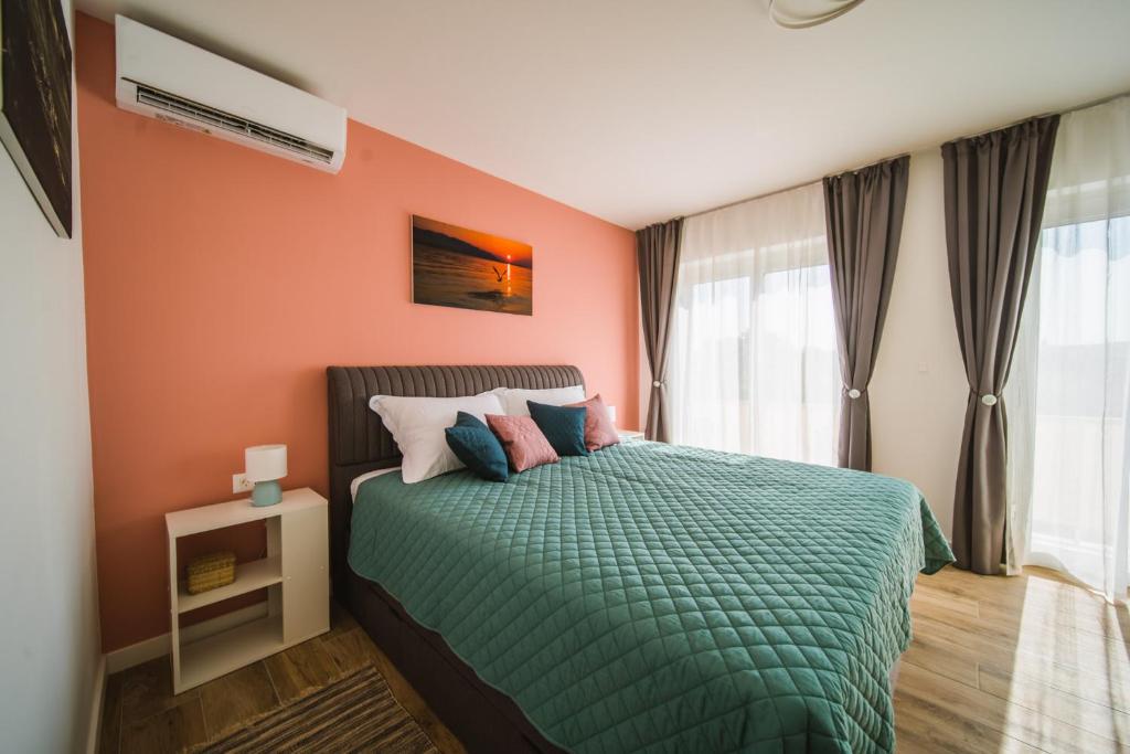 Krevet ili kreveti u jedinici u okviru objekta Sunset Apartment