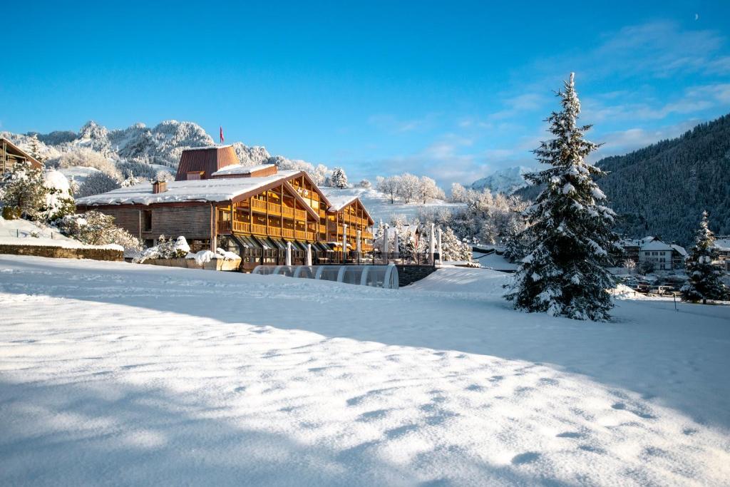 Hôtel Cailler & Bains de la Gruyère iarna