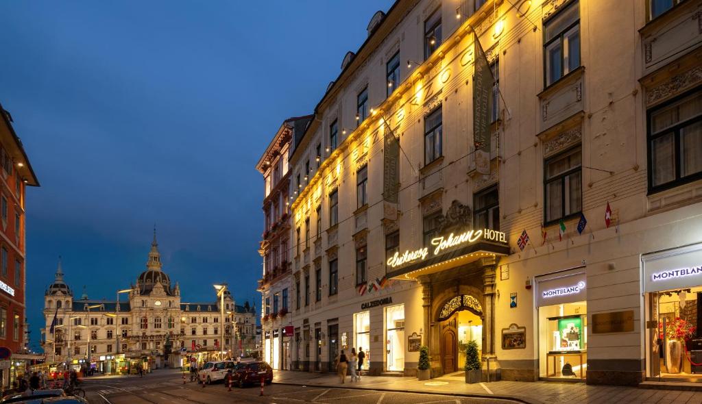 El edificio en el que está el hotel