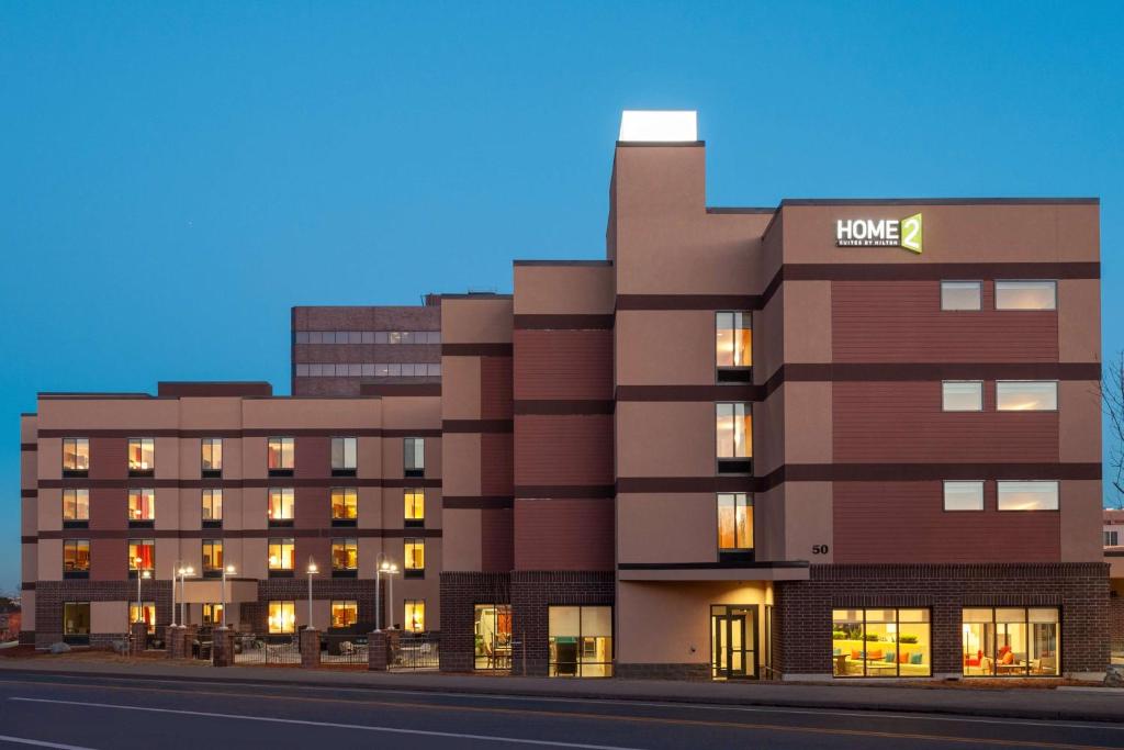 El edificio en el que está el hotel