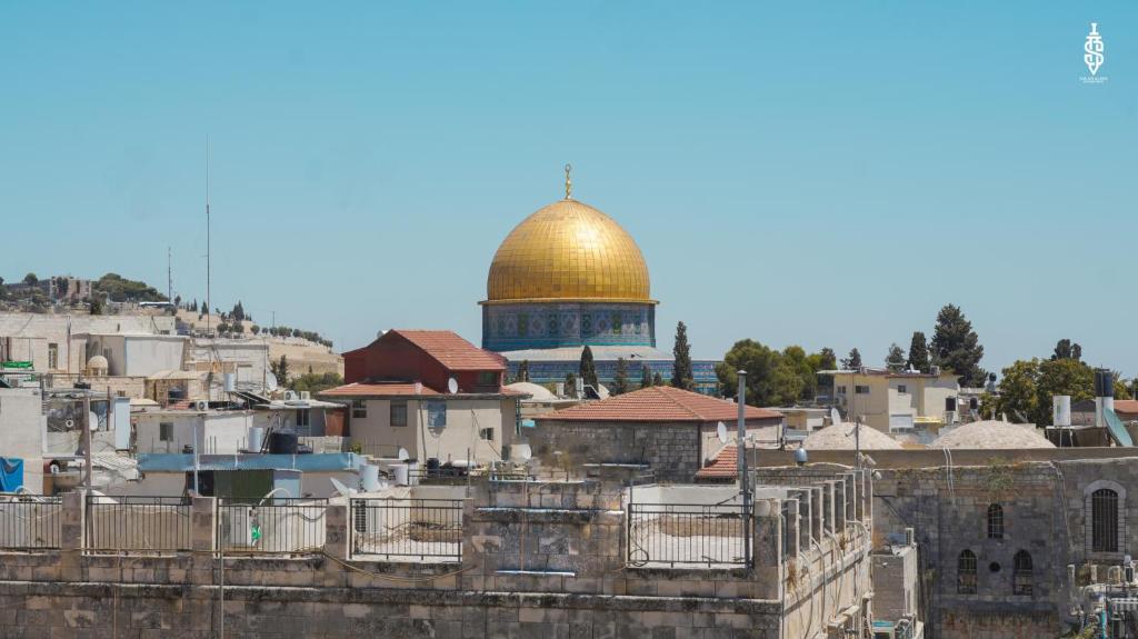 Cảnh Jerusalem hoặc tầm nhìn thành phố từ khách sạn