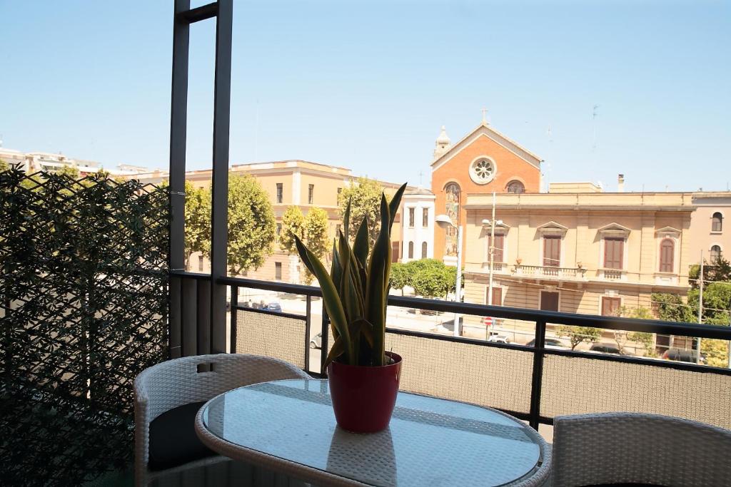 Uma varanda ou terraço em L.T. Savoia Palace & Cavour C.L.