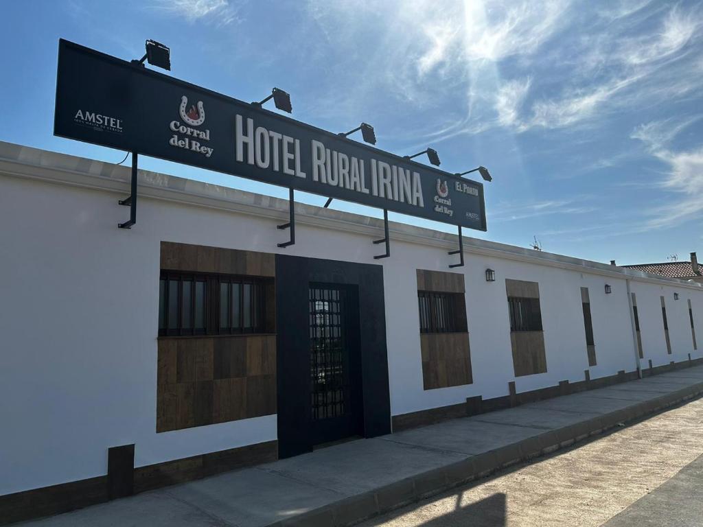 Un certificado, premio, letrero u otro documento en Hotel Rural Irina