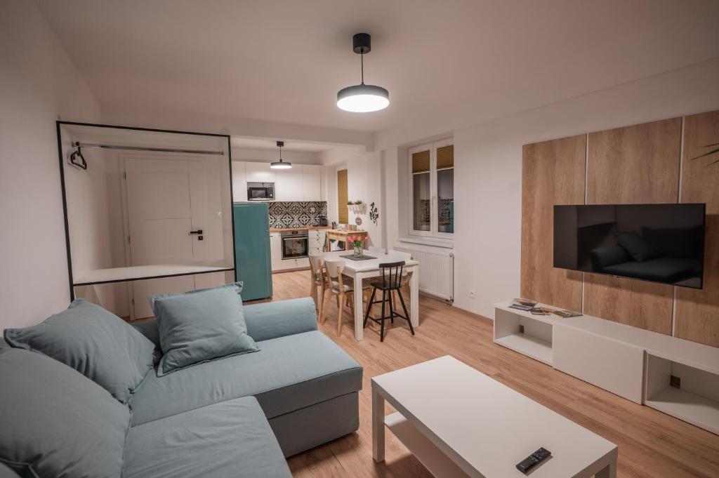 Televizors / izklaižu centrs naktsmītnē Apartmán Claudia - Rezidence K Lanovce