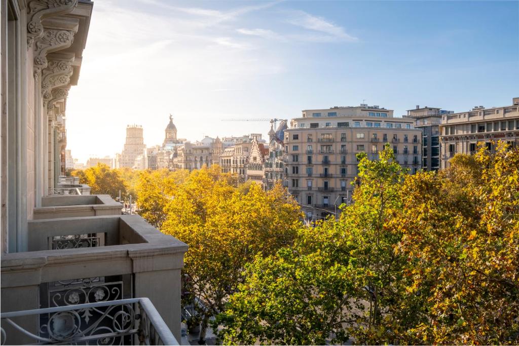 General view ng Barcelona o city view na kinunan mula sa hotel