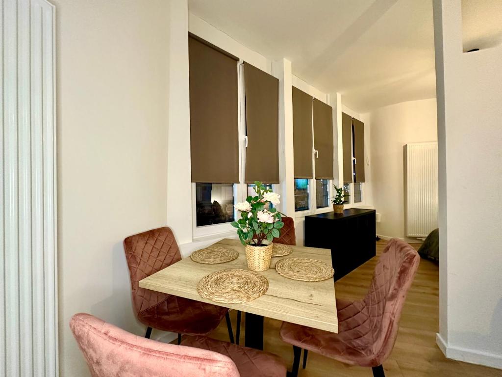 Χώρος καθιστικού στο Luxury Suites Mons