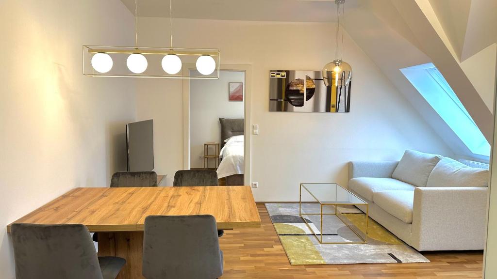 Oleskelutila majoituspaikassa City Apartment Sankt Pölten